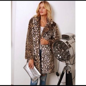 NEW Fashion Faux Fur Coat Warm